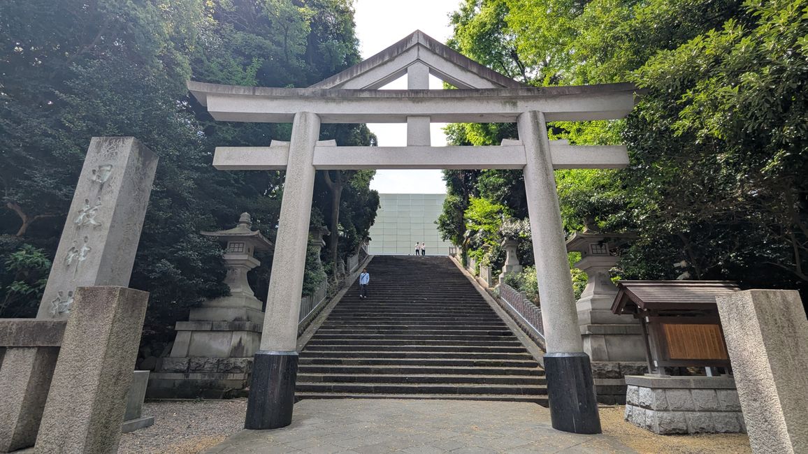 Tenno ji Tempel, Nezu Schrein, Hie und Innrie Schrein
