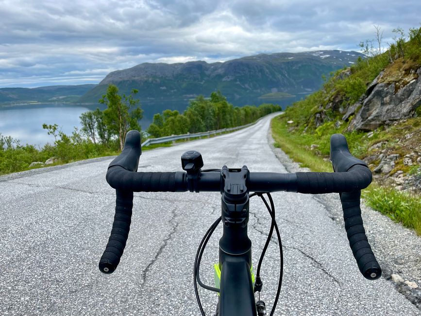Bergab fährt sich es leichter - so richtig rollen lassen ging aber aufgrund der Straßenbeschaffenheit nicht