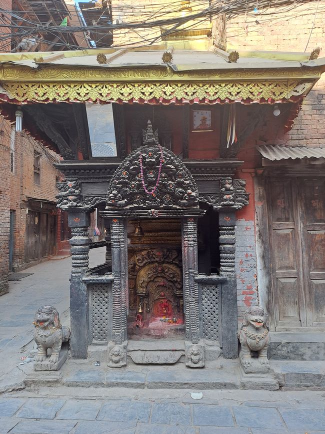 Other places of worship and sacrifice in Bhaktapur.