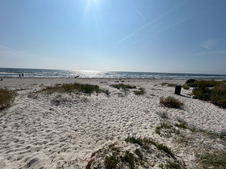 Kostenloser Strand auch zum Sitzen