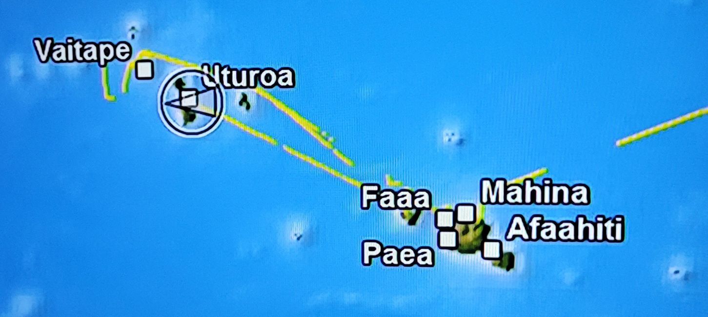 Jour 68 sur 175 : Croisière autour du monde - Raiatea/Polynésie française - Changement d'itinéraire