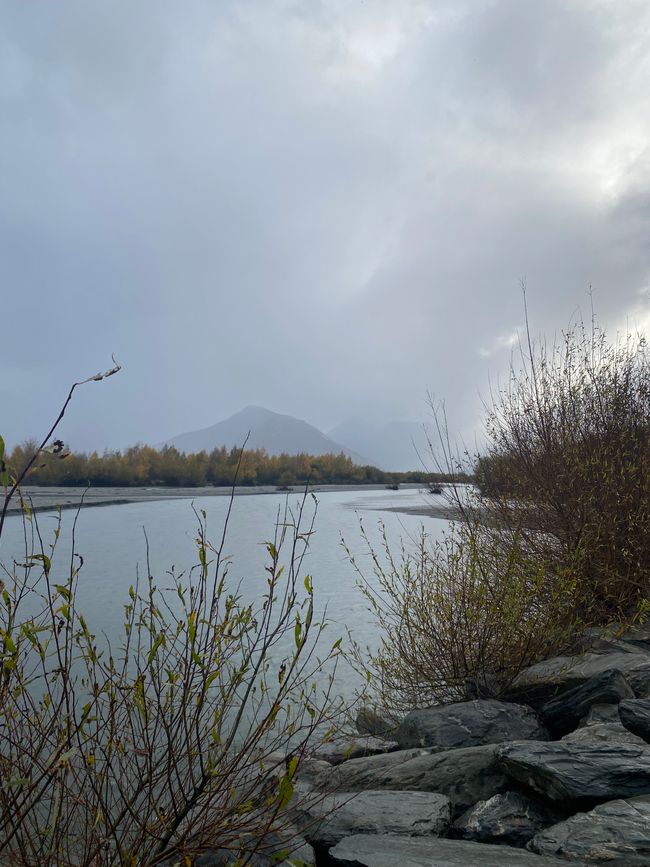 Durch den Regen
