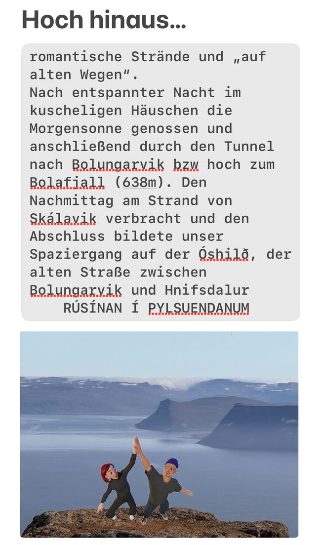 wieder online und feste Wände  ...