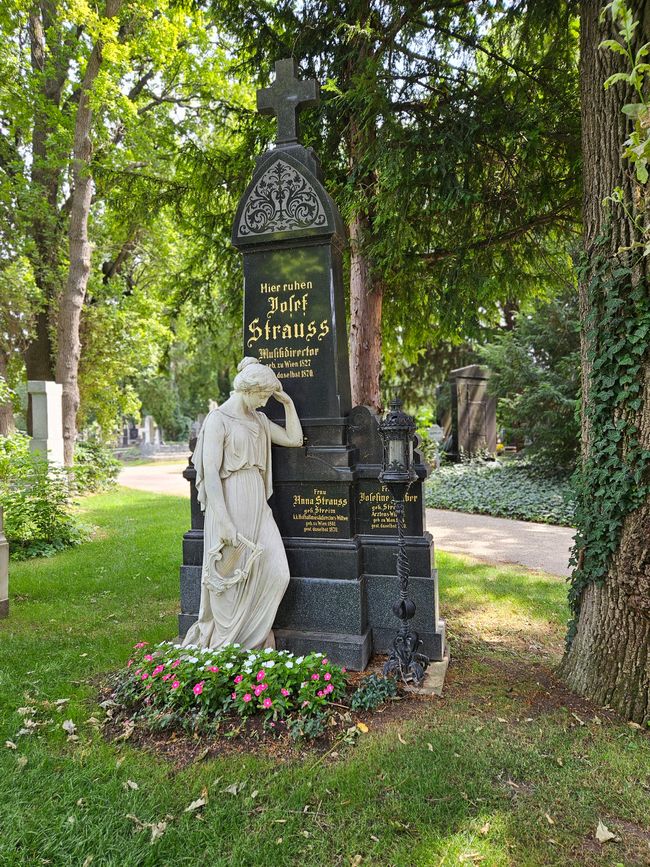 Das Grab von Josef Strauss 