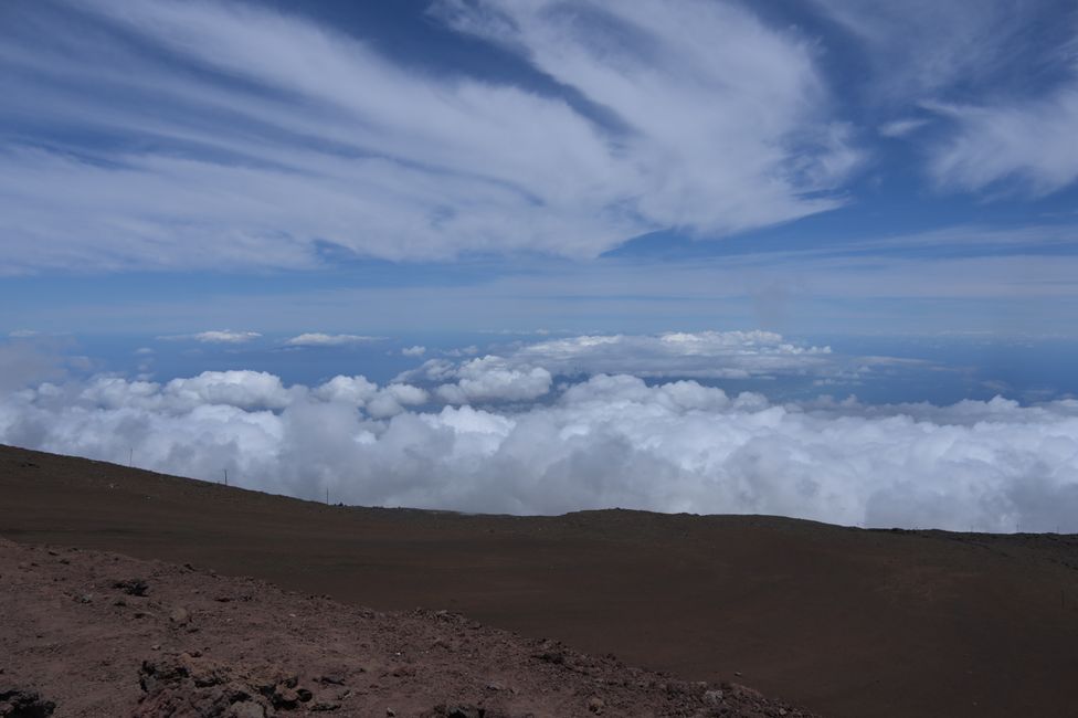 Volcan Haleakala - Au sommet