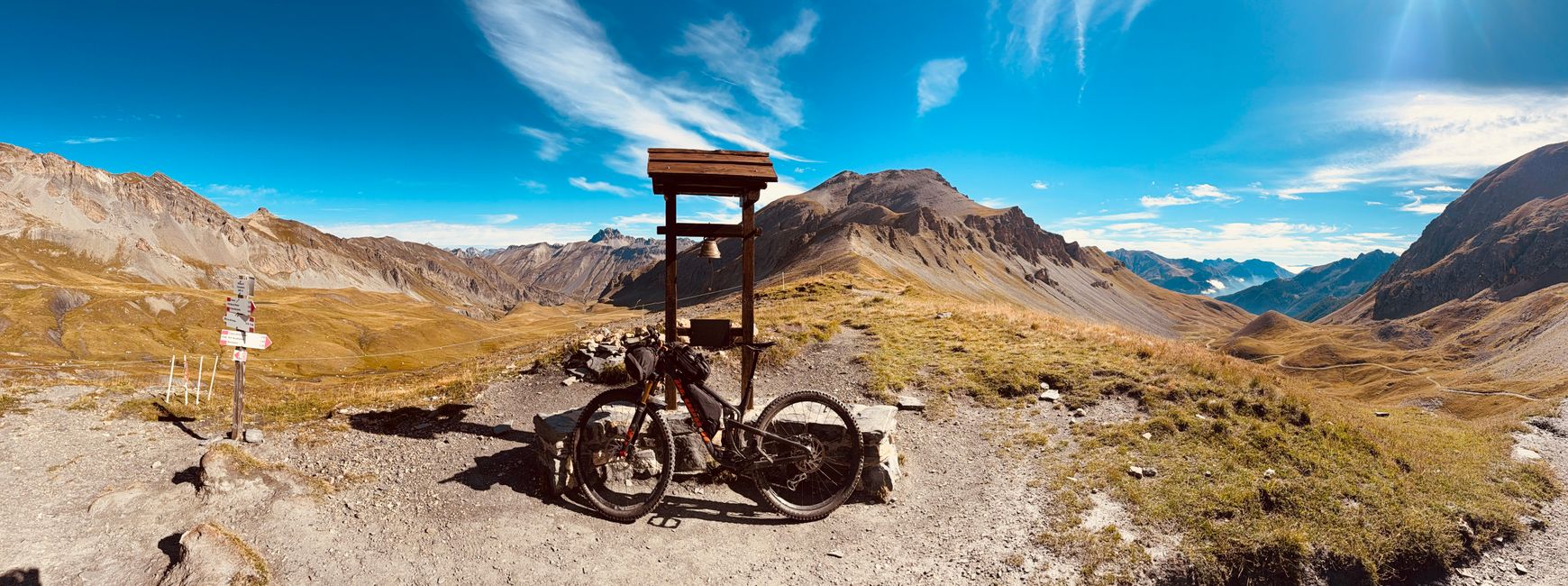 Bassa di Colombart, der letzte Pass