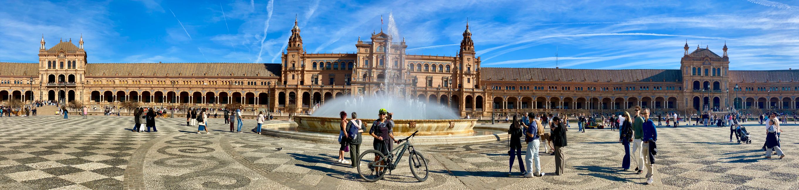 Der Placa de Espana in Sevilla