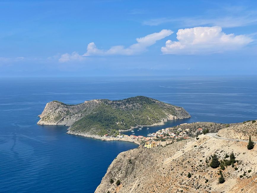 Anflug auf Assos