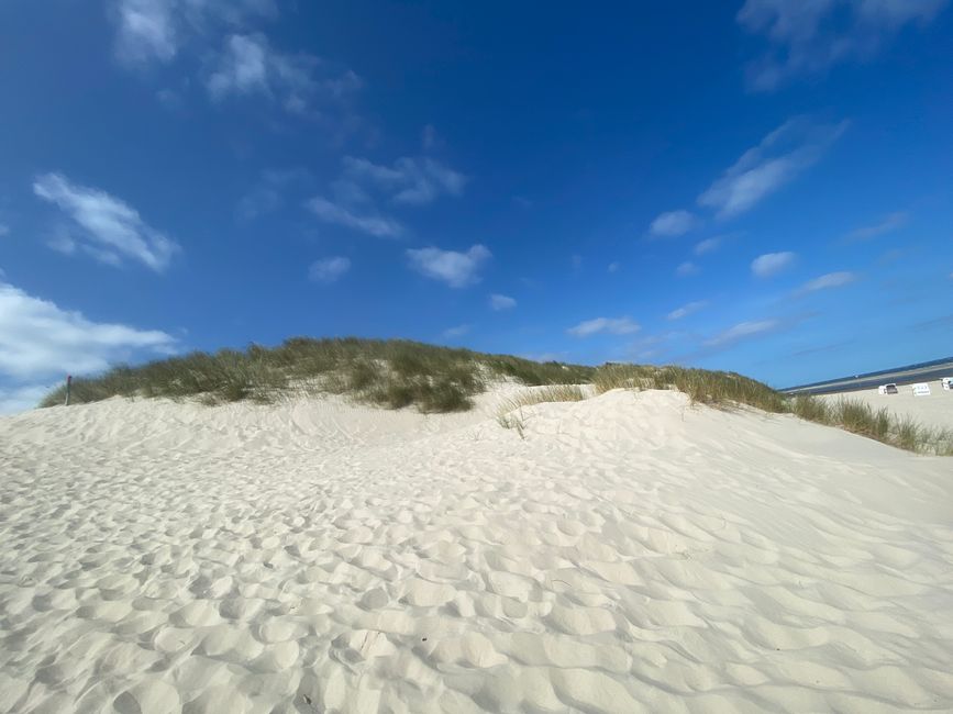 Die Düne von unten