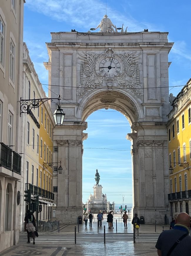 Walking through Lisbon