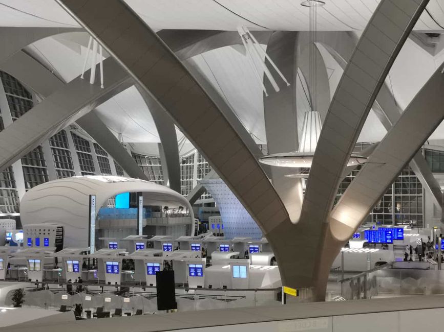 The new terminal in Abu Dhabi