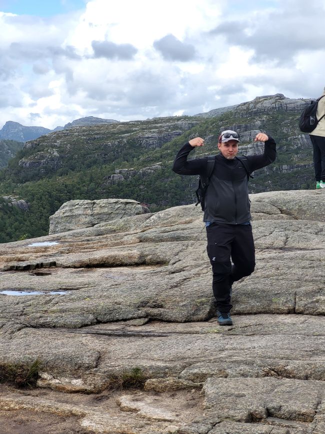 Days 5 and 6 - via Stavanger to the Preikestolen Campsite