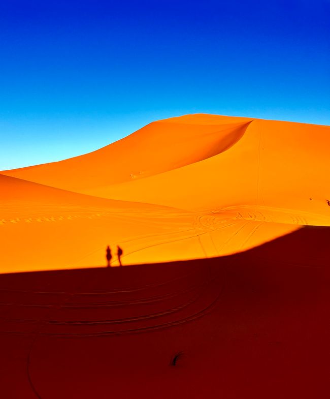 The sand dunes of Erg Chebbi - a masterpiece of nature