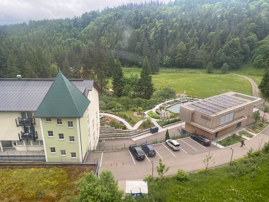 Blick auf die jüngste Erweiterung des Belchenhotels
