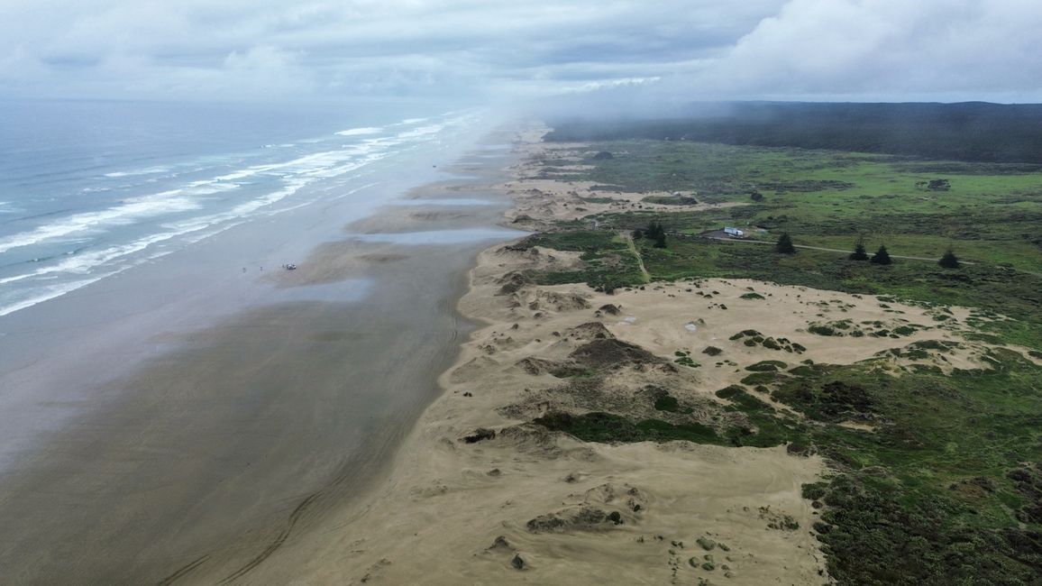 Ninety Mile Beach aus Drohnensicht