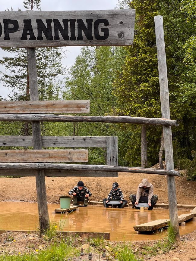 Where you can wash Gold yourself