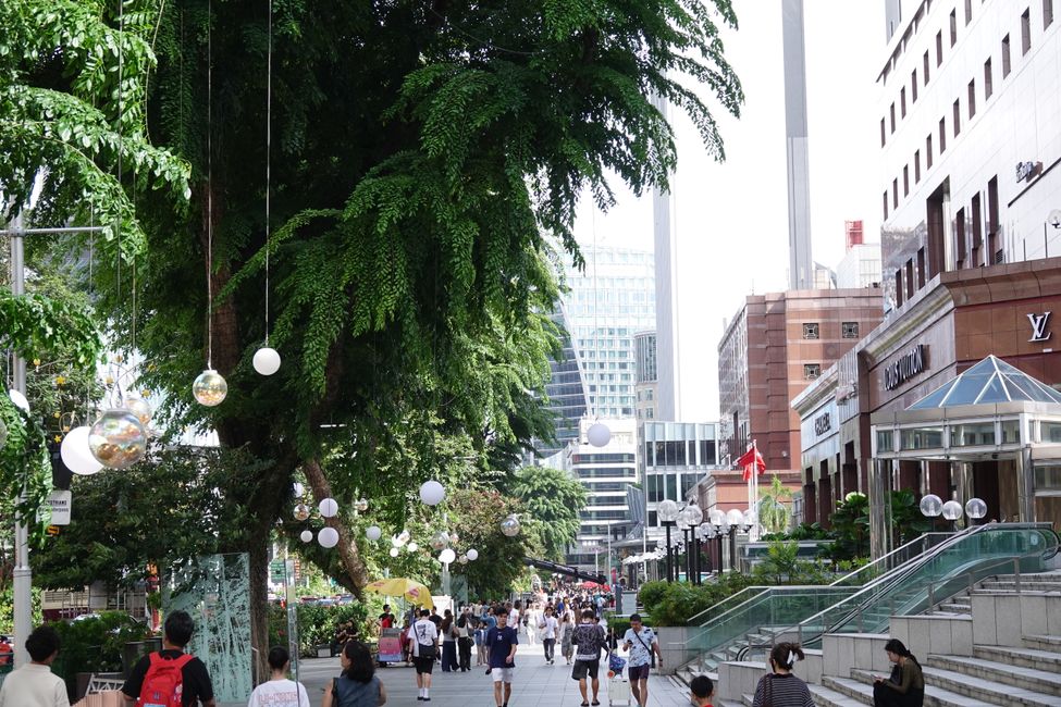 Orchard Rd in Singapore ....