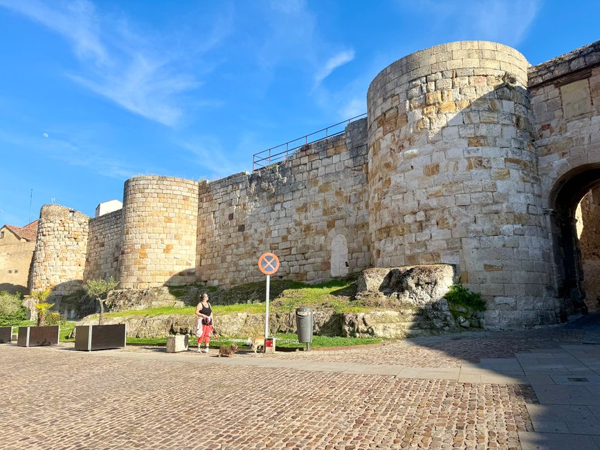 The city wall still gives a very robust impression today.
