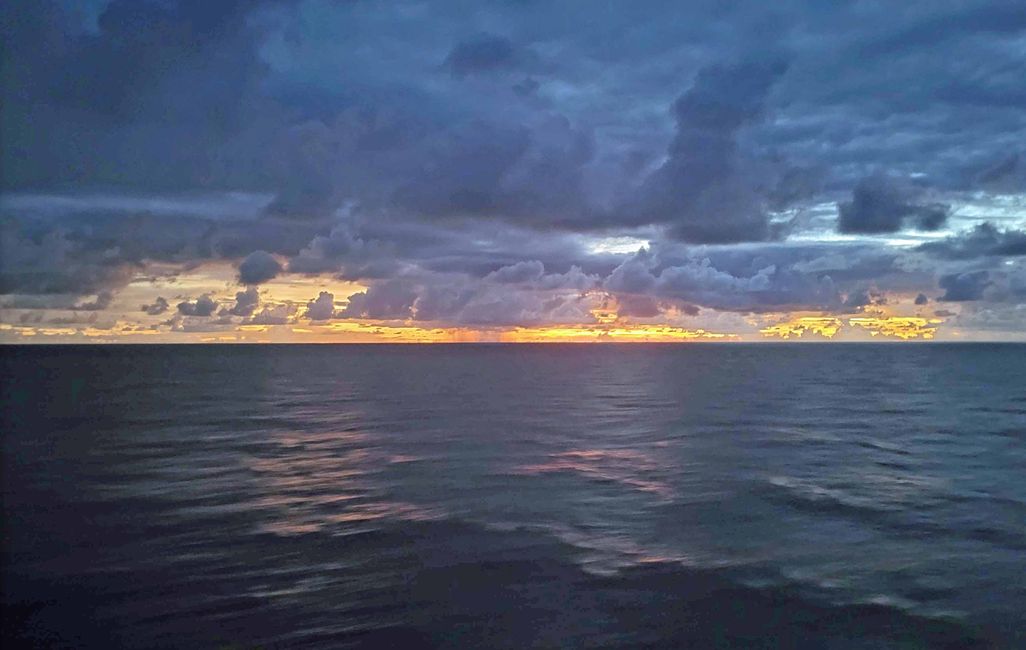 Traversée vers Honiara, Salomon, - Jour en mer