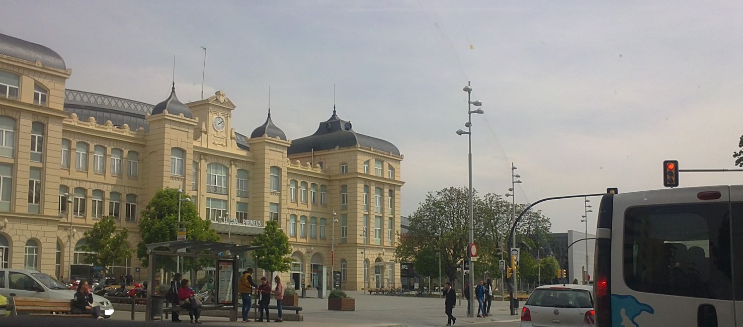 Foto dalla mia auto a Lleida (Catalogna, Spagna) (aprile 2019)