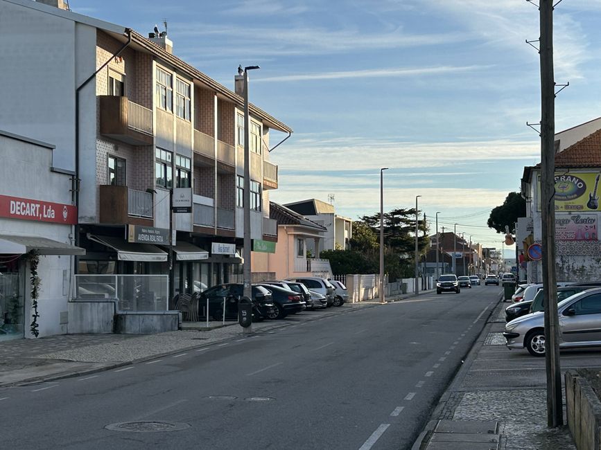 Durch Gafanha muss man die Strasse nehmen.
