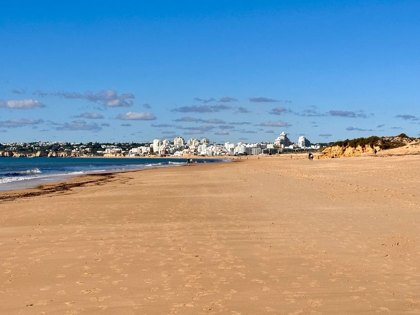 Beach walk from Salgados to Armação de Pêra – Sun, sand, and sea