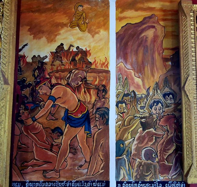 Auch hier gibt es das Fegefeuer/die Hölle!