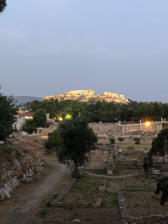 Beleuchtete Akropolis 🏰 