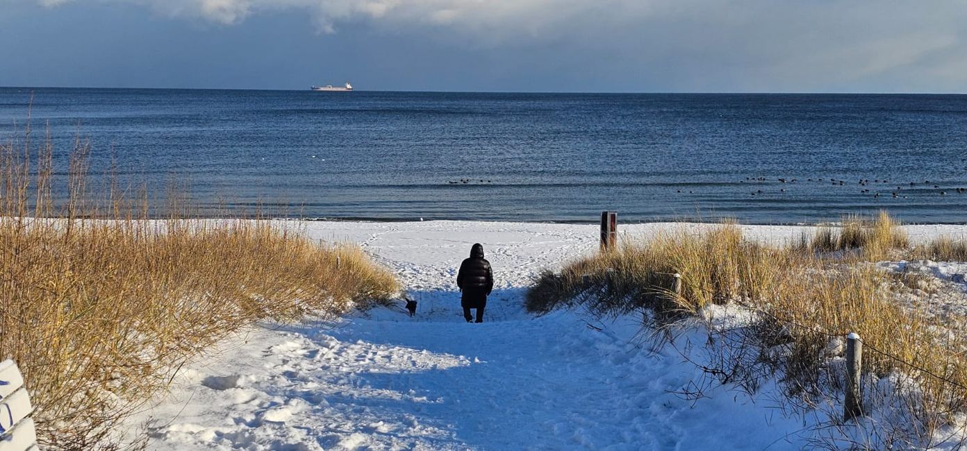 Der Strand von Baabe am Vormittag - wunderbar!