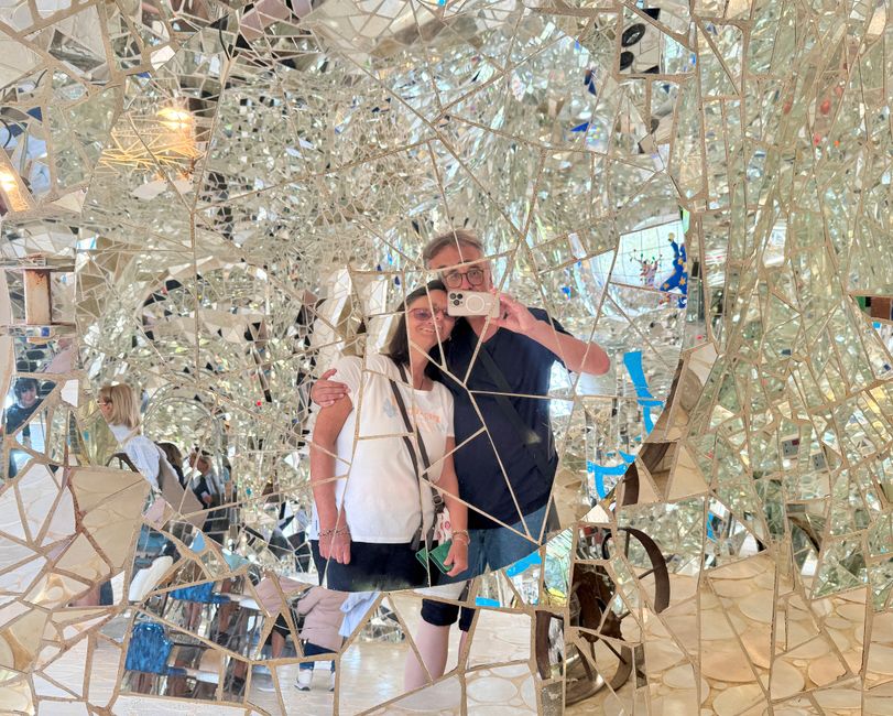 Schnappschuss im Spiegelhaus.