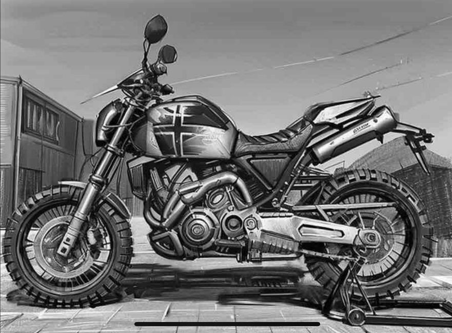 MT03 un "naked bike" pour les chemins de gravier