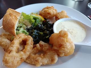 Frittierte Meeresfrüchte 