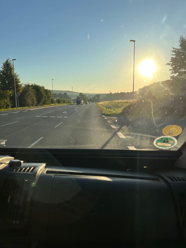 Tag 2 einfach nur Richtung Holland kommen