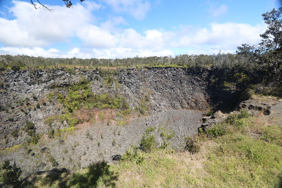 Wir besuchen den Kilauea Vulkan