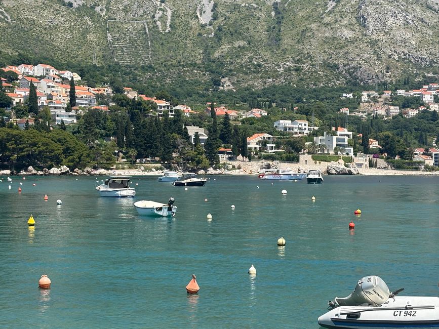 Wir sind wieder unterwegs; von Mlini nach Mljet