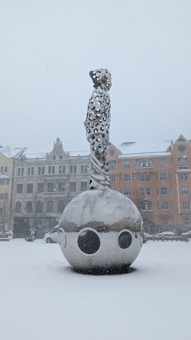 Tag 15 Scherwinde und Schneesturm in Helsinki