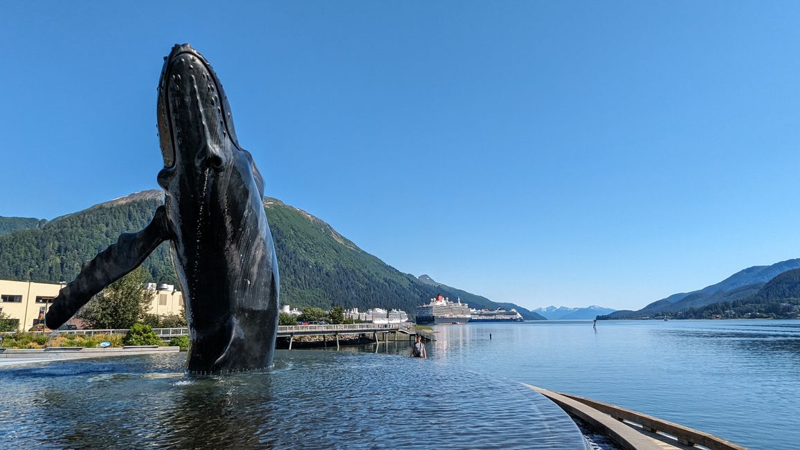 Tag 24: Trip nach Juneau: Wale, Gletscherausbruch & 16.000 Touristen