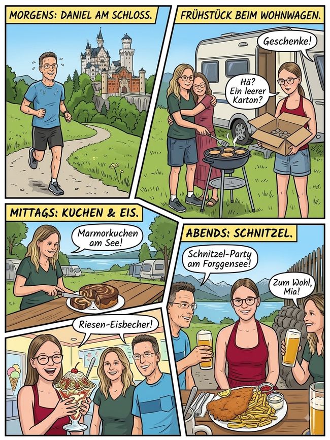 Summer Vacation 2026 - Forggensee: Mia's Birthday