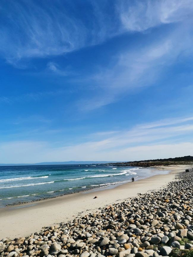 A lo largo de la costa oeste hasta Los Ángeles