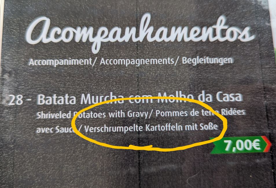 Hihi, lustige Speisekarte