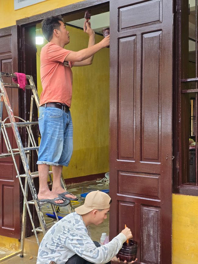 Hoi An - les travaux de nettoyage ont commencé