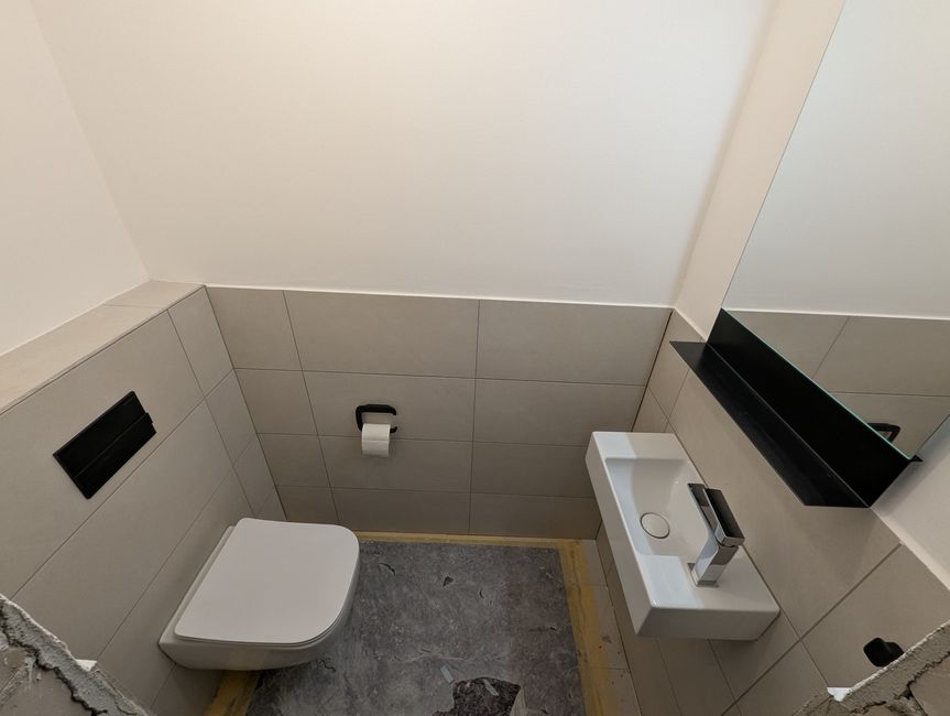 WC ist eingebaut
