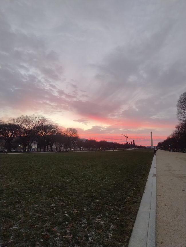 Washington im Sonnenuntergang 