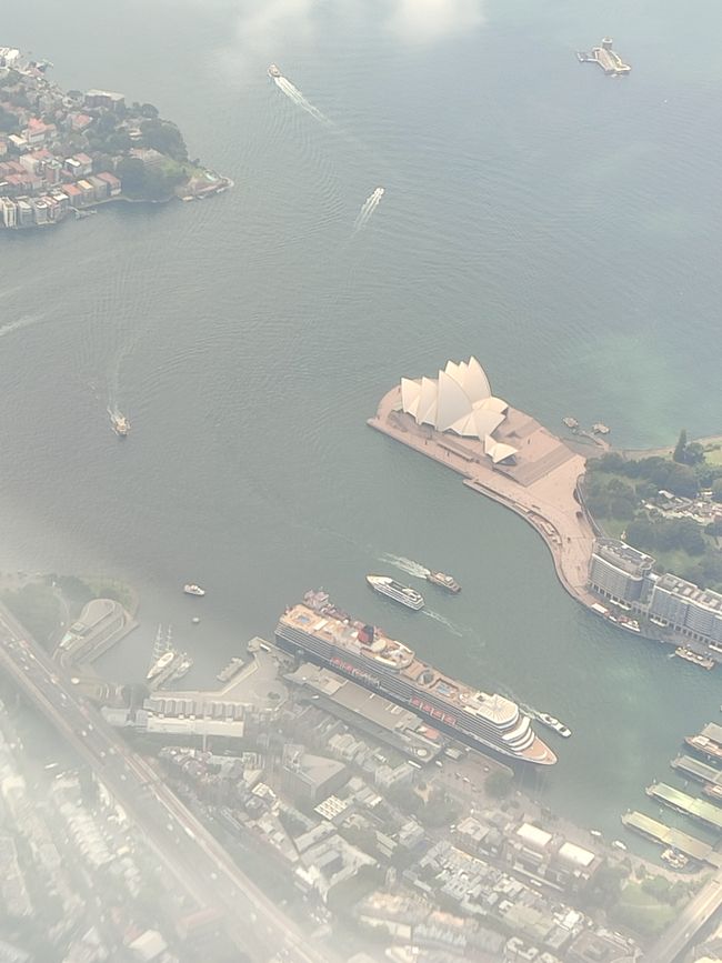 Sydney von oben und weiter nach Coffs Harbour