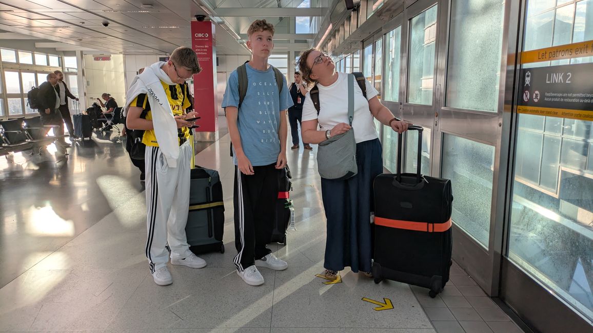 Tag 1: Flug nach Toronto