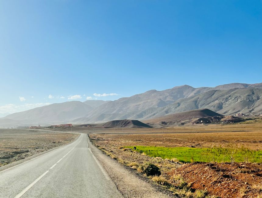 The Atlas Mountains shape large parts of Morocco with their presence