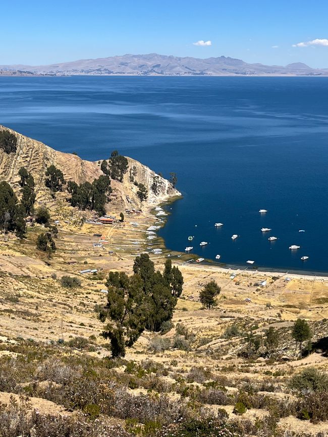 Vista dall'Isla del Sol