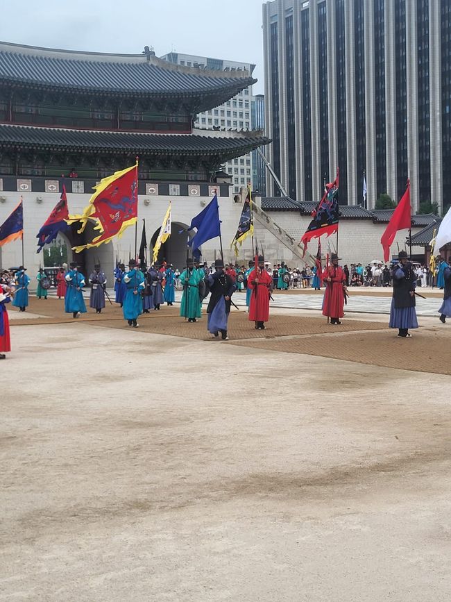 Wachablösung beim Gyeongbokgung