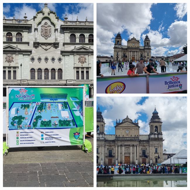 Kulturpalast mit Ministerium und Eislaufplatz