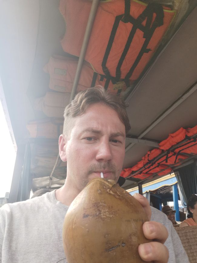 ... I then washed it down with coconut ....